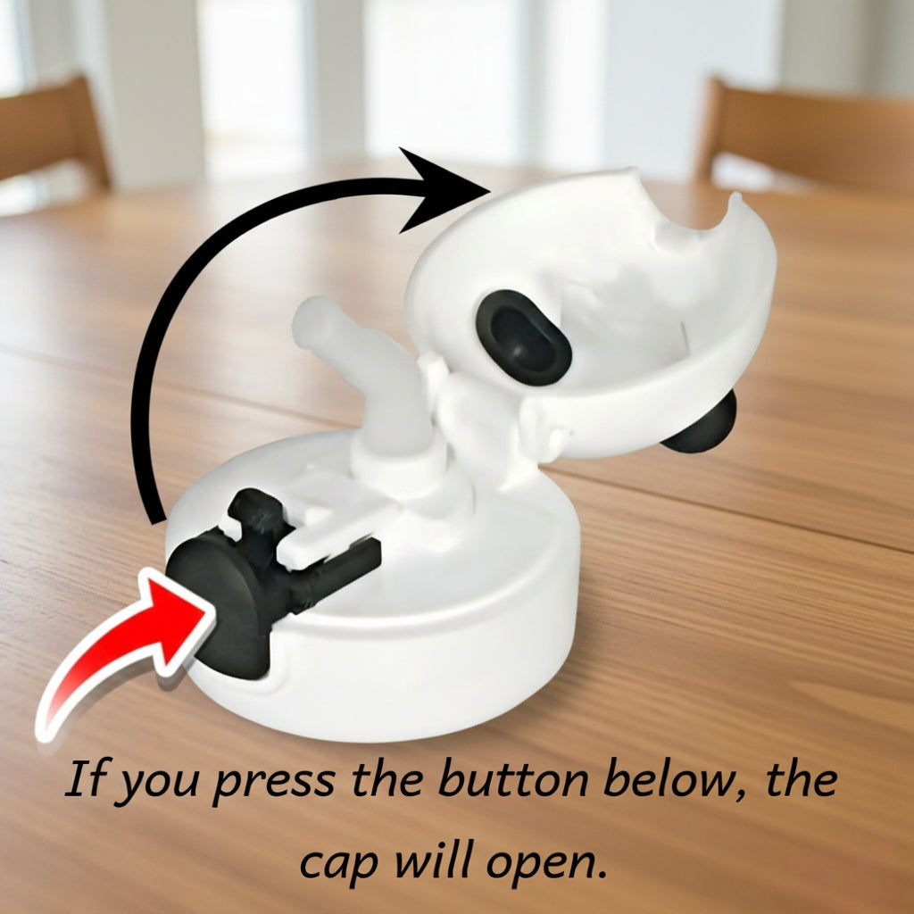 Jony Panda Sipper Mug β Cute Kids Mug with One-Press Lid | Unbreakable & Spill-Proof Design (425ml)