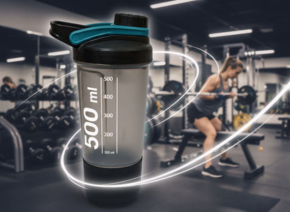 Super Mom 500ml Booster Gym Shaker Bottle – Leak-Proof, BPA Free, Protein Mixer for Gym & Fitness Lovers