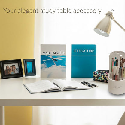 360° Rotating Versatile Stationery Organizer Box – Ideal for Study & Office Table