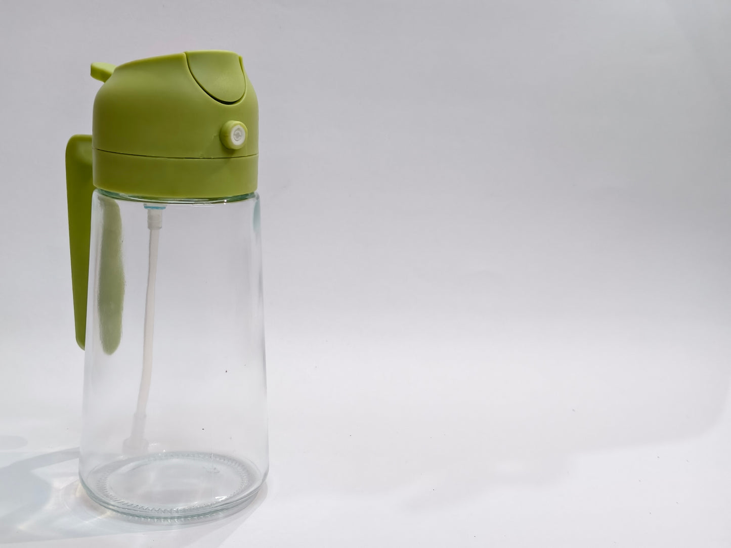 r Bott2-in-1 Spray & Pour Oil Dispensele | Refillable Glass Oil Bottle for Kitchen