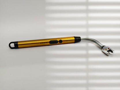 Rechargeable Electric Arc BBQ Lighter with Flexible Neck & Battery Indicator – USB Charging