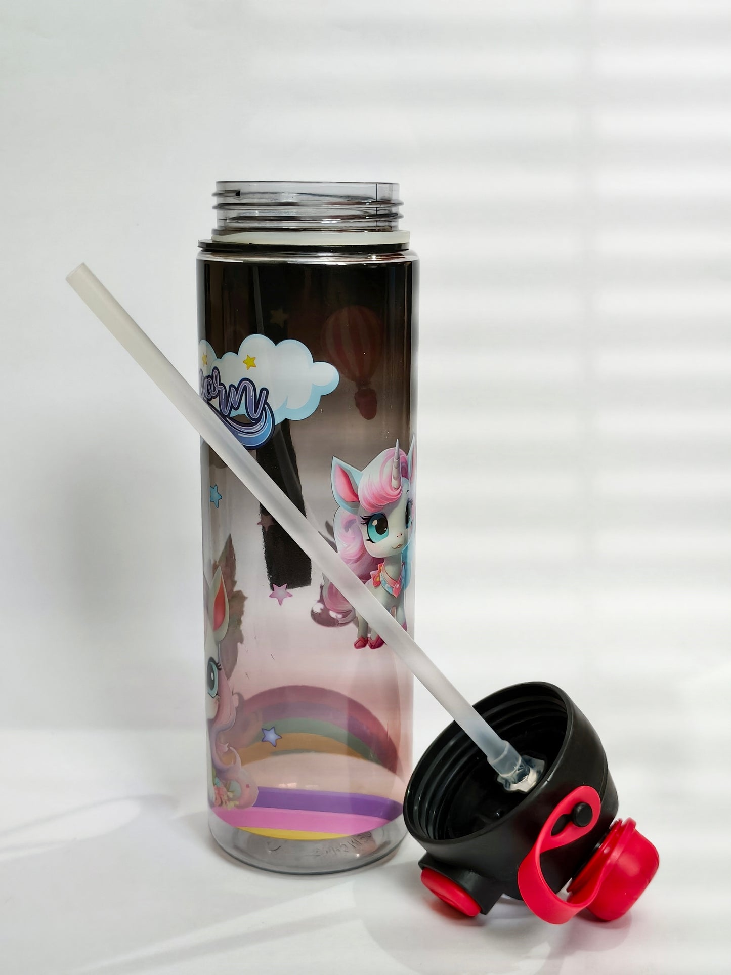 Unicorn Kids Water Bottle – 2-in-1 Straw & Pour Design | Leakproof, BPA-Free School Bottle for Girls