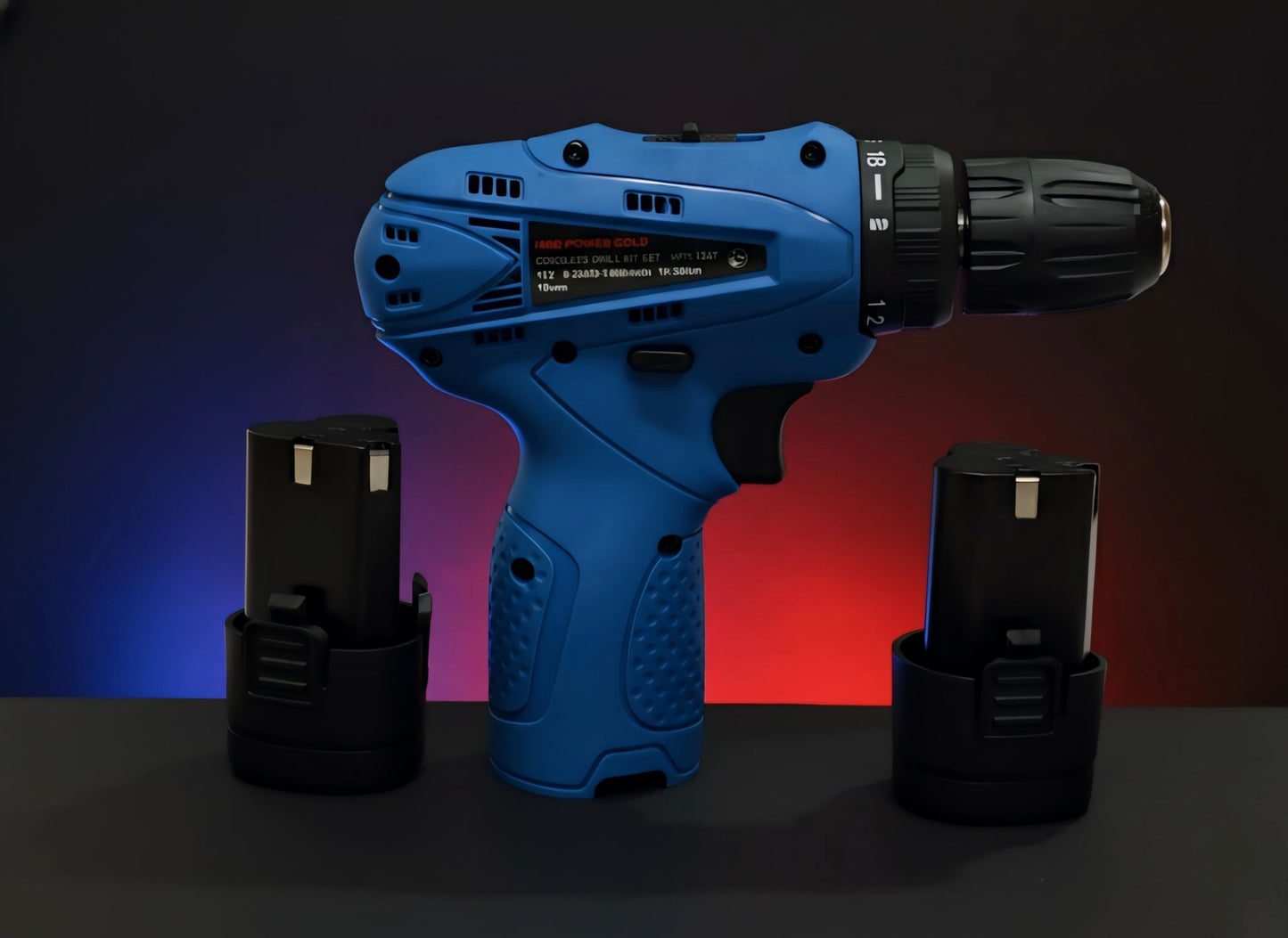 Drill Machine ,Rechargeable Drill  HMR-POWER GOLD Cordless Drill Kit Set HPR-12AT | 12V Li-ion Battery | Professional Electric Screwdriver & Drill Machine for Home and Workshop