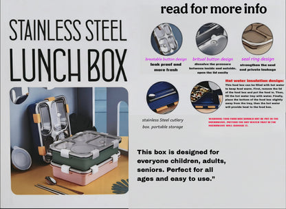 Stainless steel lunch box