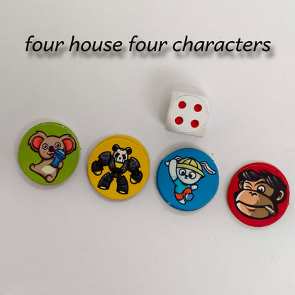 Kids Ludo Cup – 2-in-1 Cute Animal Mug with Built-In Ludo Board Game | Fun & Unbreakable Design