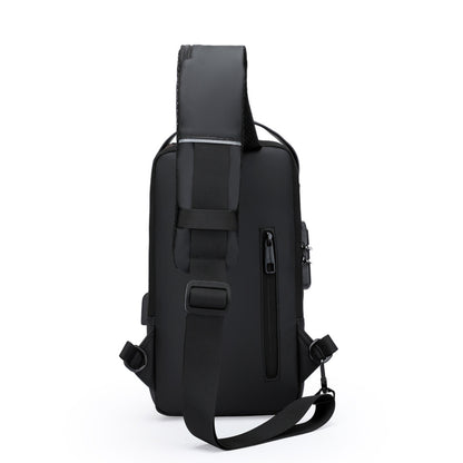 Anti-Theft Crossbody Sling Bag with USB Charging Port | Waterproof Casual Shoulder Backpack for Travel, Work & Daily Use