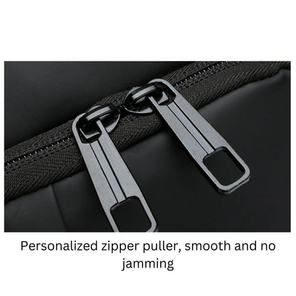 Anti-Theft Crossbody Sling Bag with USB Charging Port | Waterproof Casual Shoulder Backpack for Travel, Work & Daily Use